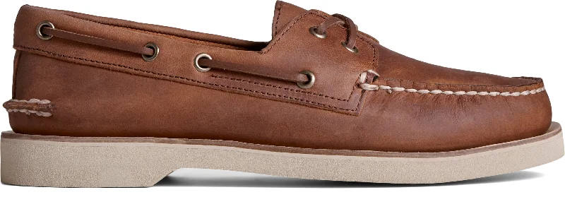 Designer Work Shoes Men's Authentic Original Double Sole Cross Lace Wide Dark Tan