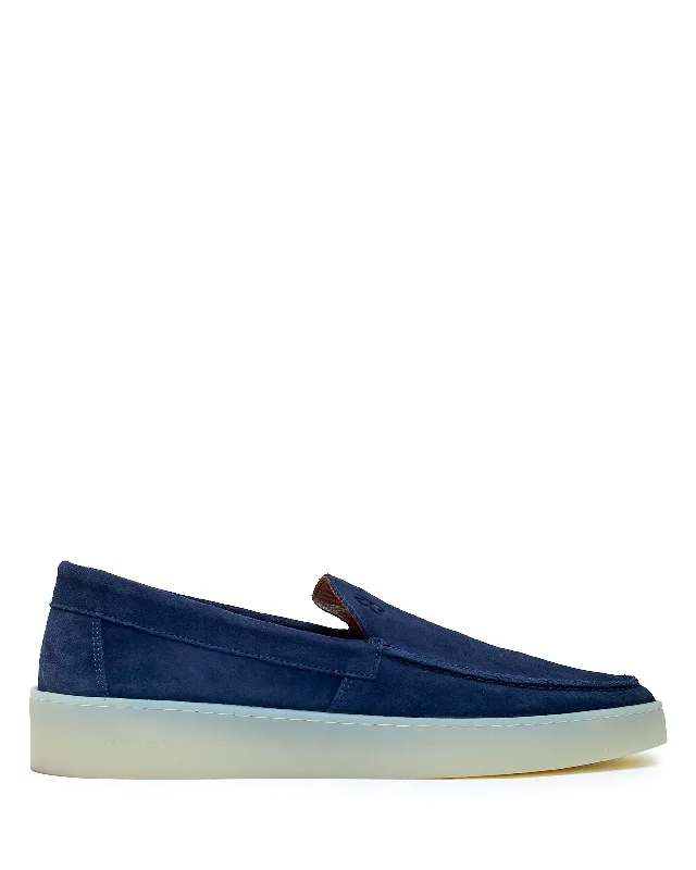 Comfortable Boots For Hiking Chad Suede Blue
