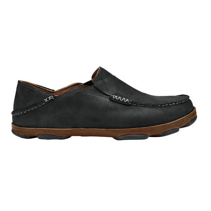 High Quality Sneakers Mens Olukai Moloa in Black Toffee