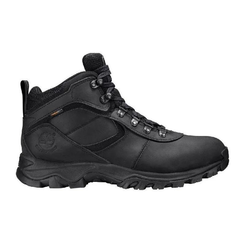 Comfortable Winter Sneakers Timberland Men's Mt. Maddsen Mid Hiking Boots Black Waterproof