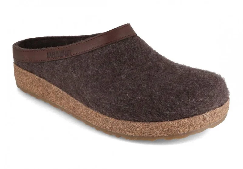 Chic High Heels Collection HAFLINGER Clog | Grizzly Torben, Brown