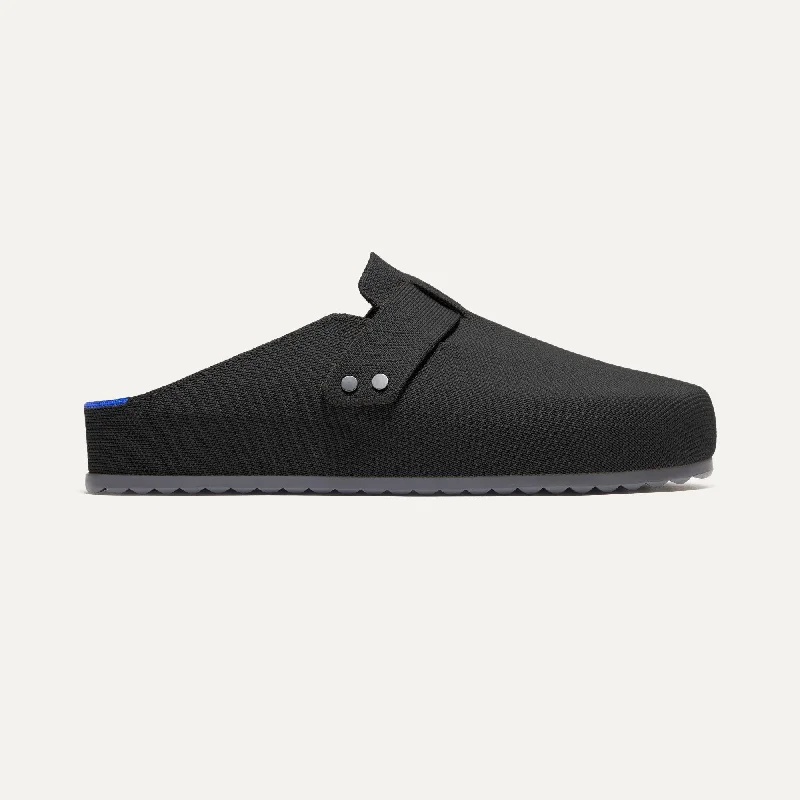Elegant Wedding Shoes The Men's Clog - Soft Black