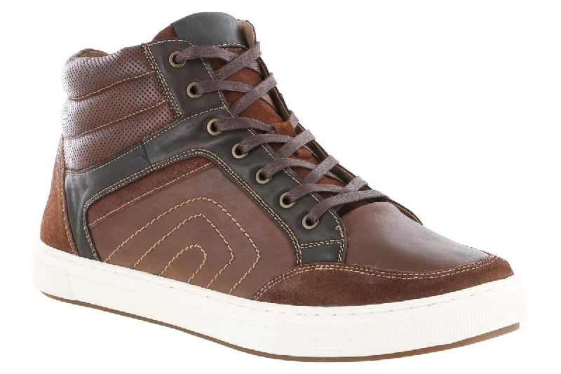 Stylish Casual Footwear Propet Kenton High Top Casual Sneaker Brown