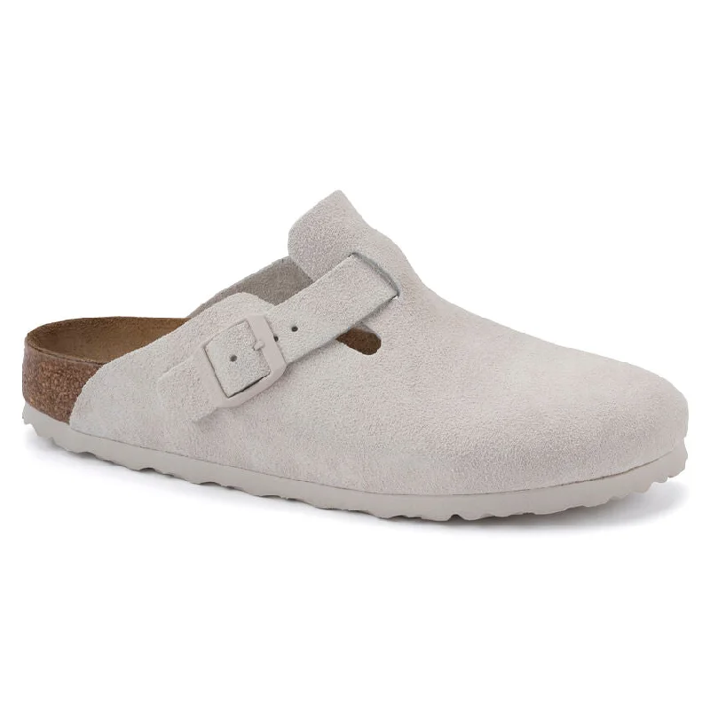 Comfortable Slippers Online Birkenstock Boston Classic Footbed - Suede