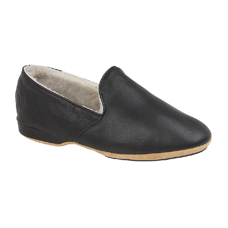 Comfortable Loafers For Women ALBERT Mens Leather Sheepskin Slippers