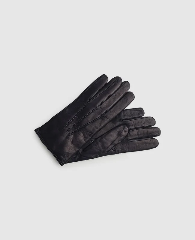 Comfortable Athletic Shoes Gloves with stitching - Dark Blue