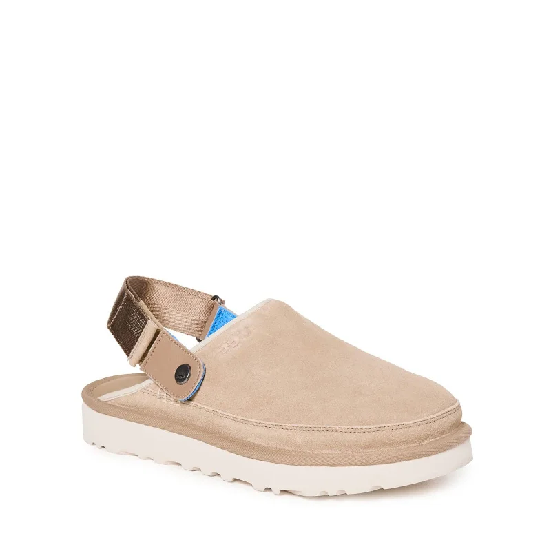 Luxury Sneakers For Sale UGG Men's Goldencoast Clog Sandal, Sand / Santorini